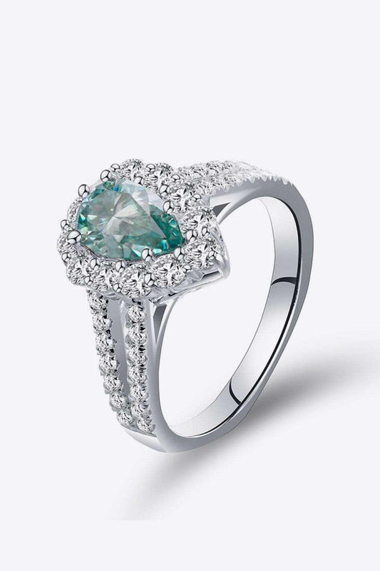 1 Carat Moissanite 925 Sterling Silver Ring Carauana Store