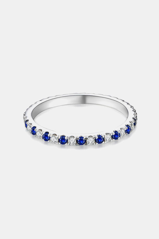 Moissanite Lab-Grown Sapphire Rings Carauana Store