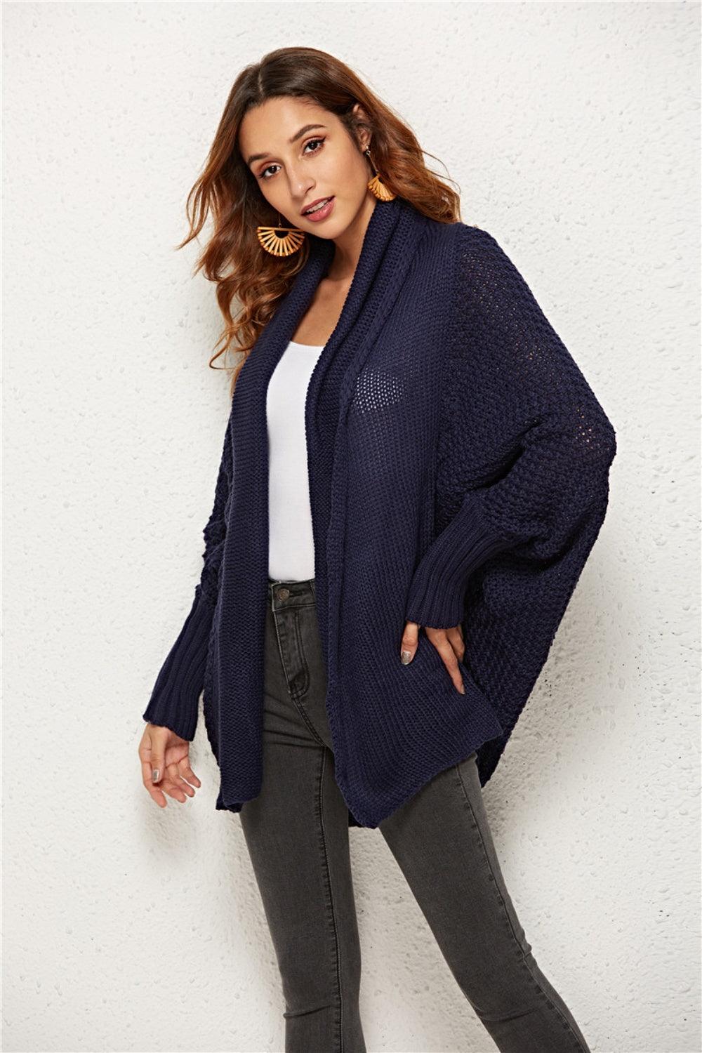 Angel Wings Open Front Batwing Sleeve Cardigan Carauana Store