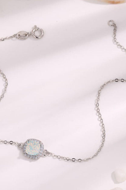 Opal Platinum-Plated Bracelet Carauana Store