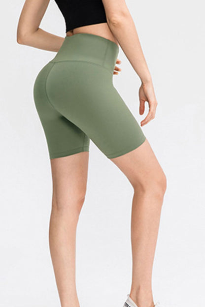 Slim Fit Wide Waistband Sports Shorts Carauana Store