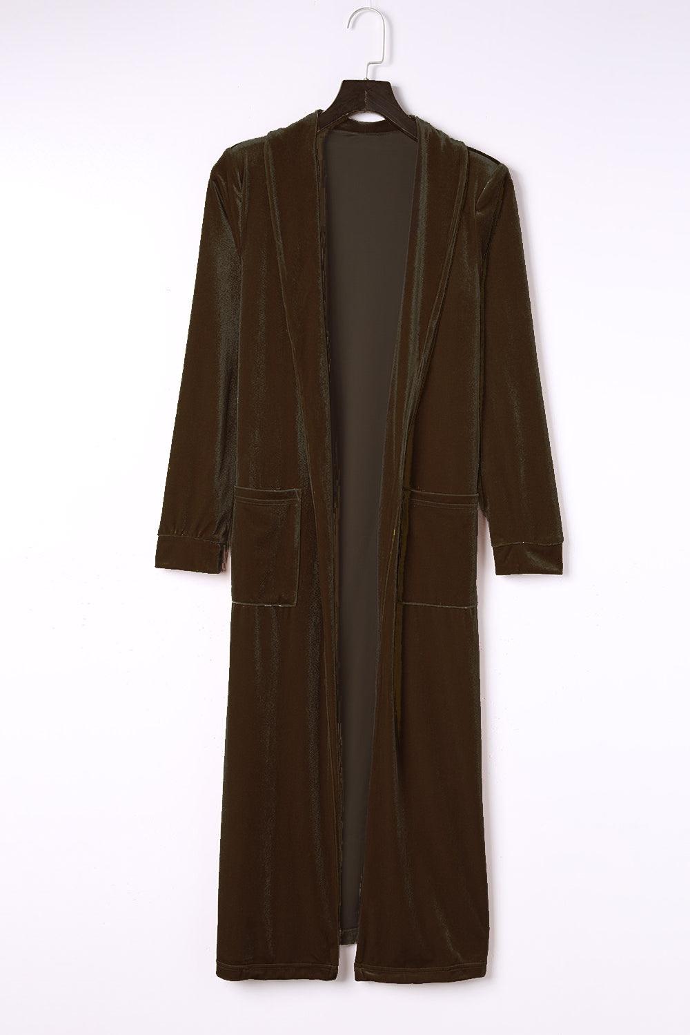 Open Front Long Sleeve Cover Up Carauana Store
