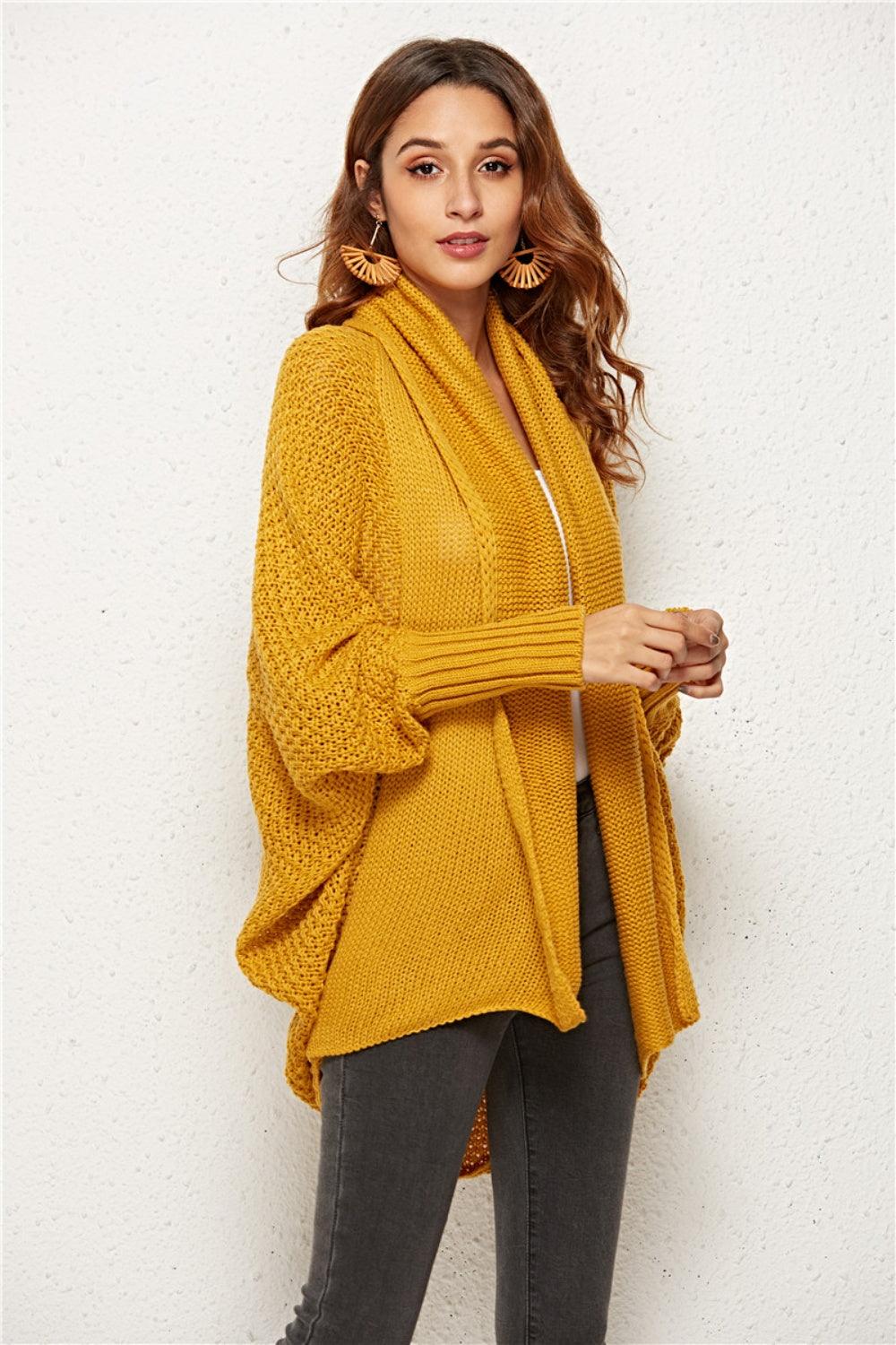 Angel Wings Open Front Batwing Sleeve Cardigan Carauana Store