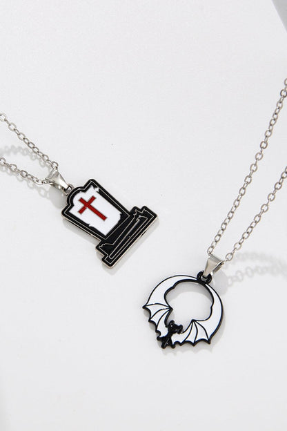 Two-Piece Halloween Theme Necklace Set Carauana Store