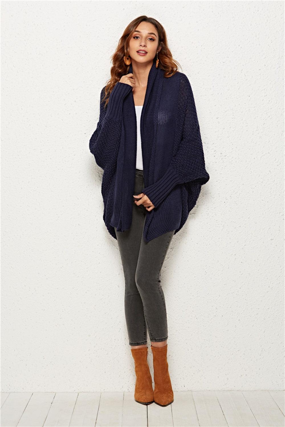 Angel Wings Open Front Batwing Sleeve Cardigan Carauana Store