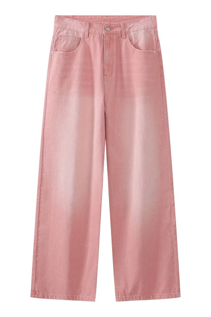 Pocketed Baggy Jeans Carauana Store