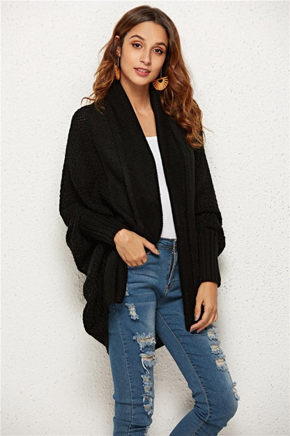 Angel Wings Open Front Batwing Sleeve Cardigan Carauana Store