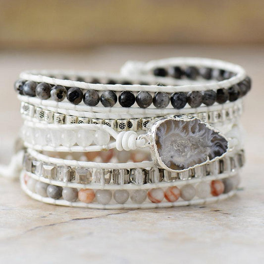 Natural Stone Layered Bracelet Carauana Store