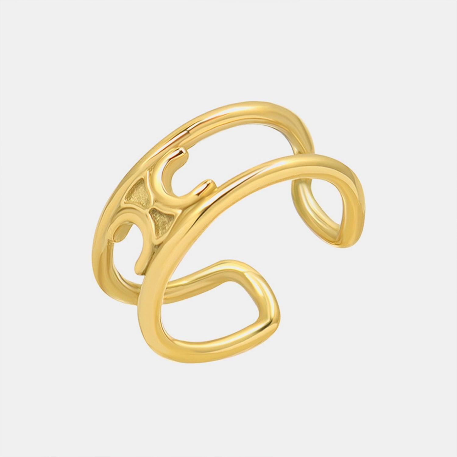 Titanium Steel Double-Layered Ring Carauana Store