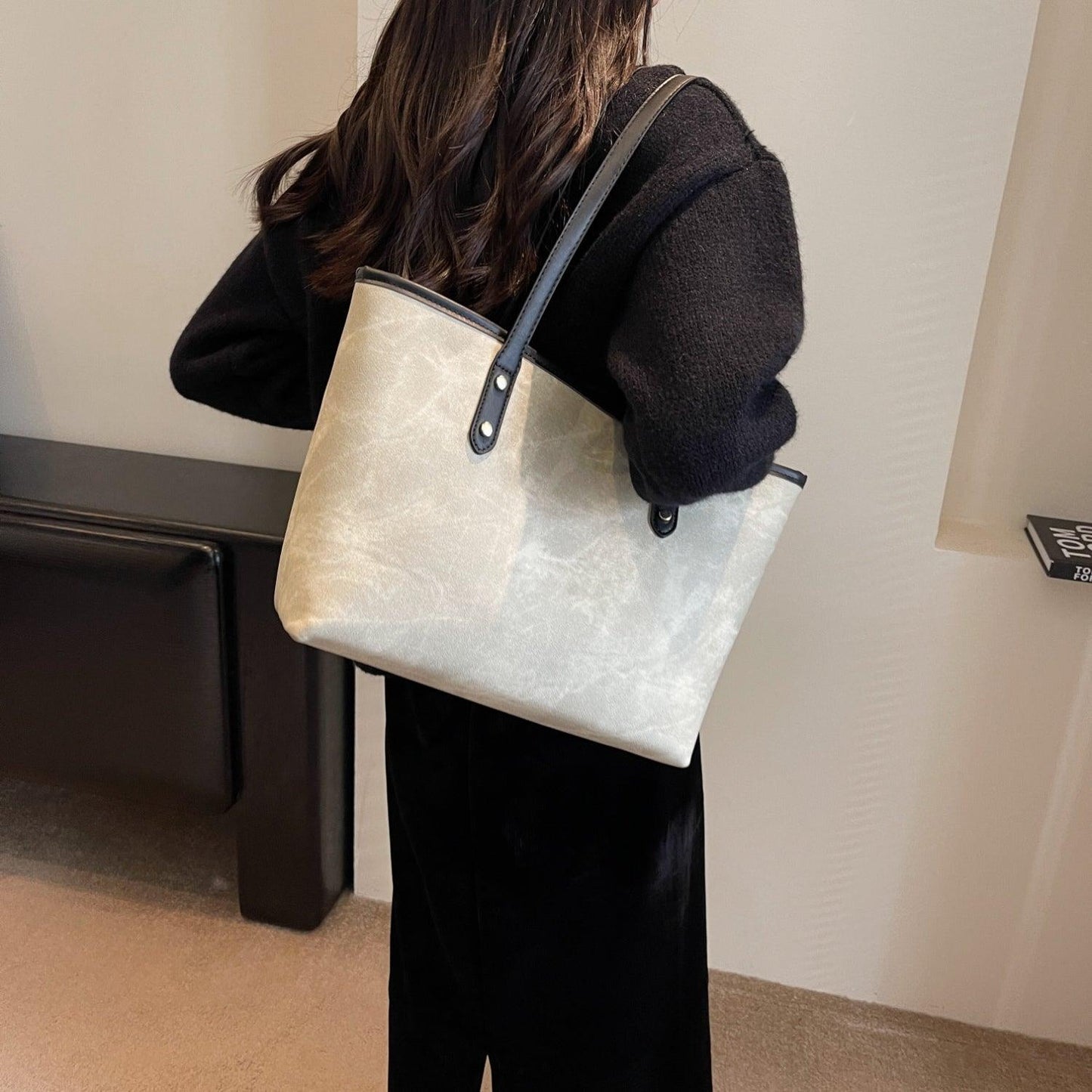 PU Leather Tote Bag Carauana Store