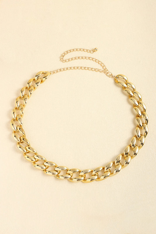 1" Width Acrylic Curb Chain Belt Carauana Store