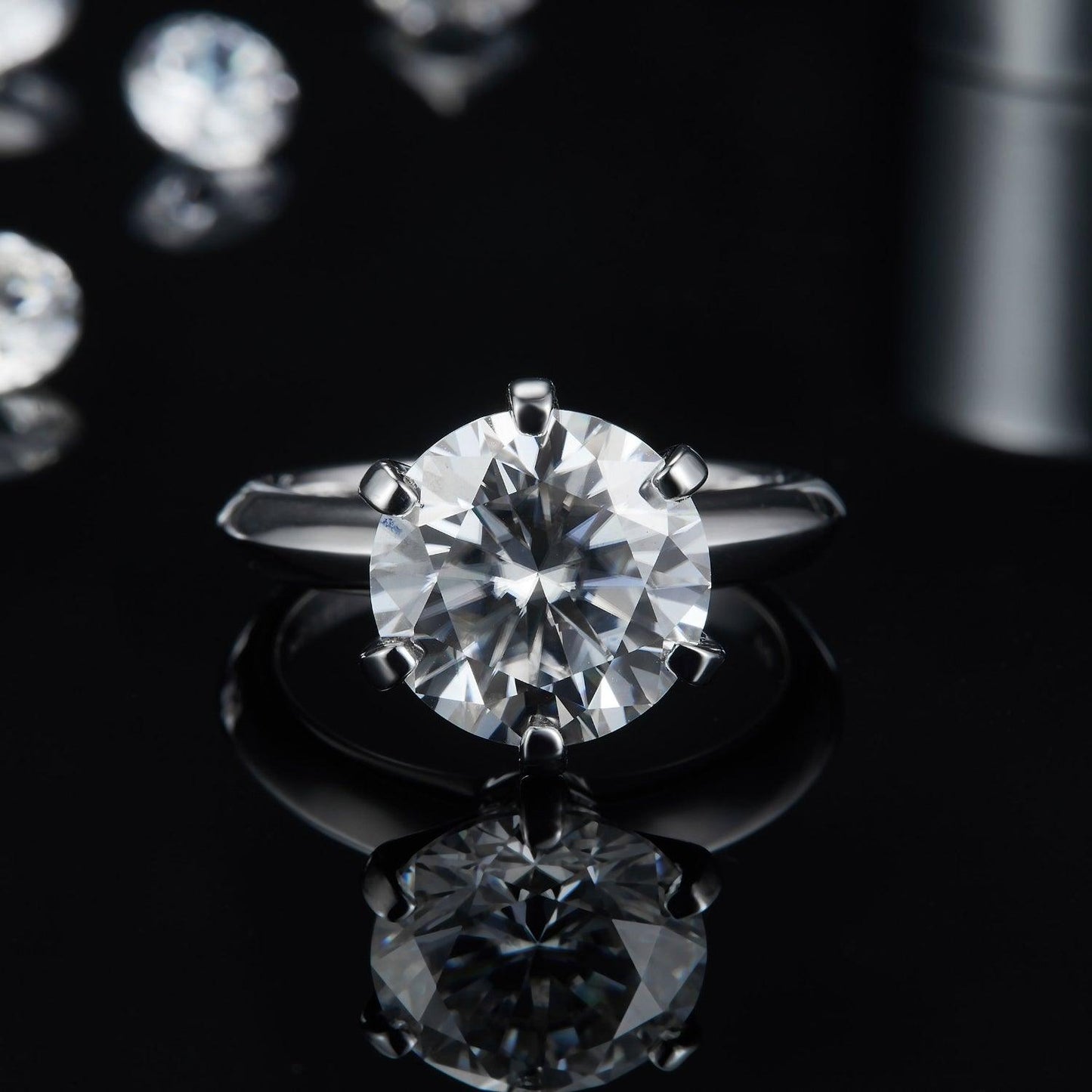 5 Carat Moissanite 925 Sterling Silver Ring Carauana Store