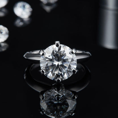 5 Carat Moissanite 925 Sterling Silver Ring Carauana Store