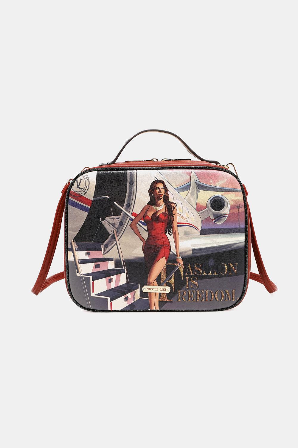 Nicole Lee USA Printed Handbag with Three Pouches Carauana Store