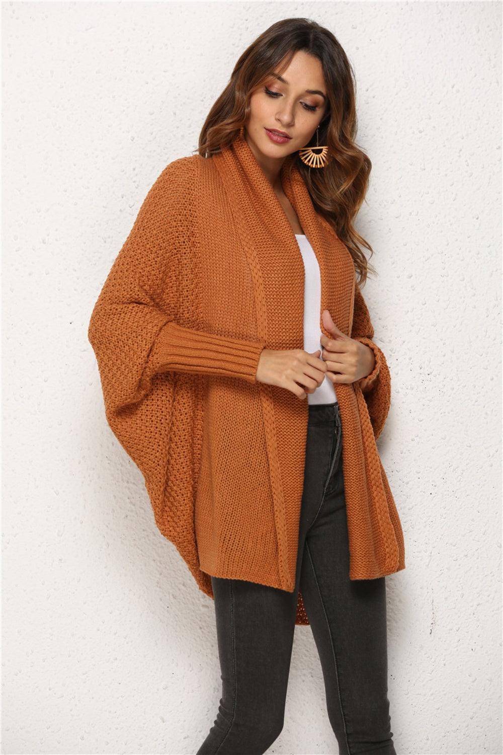 Angel Wings Open Front Batwing Sleeve Cardigan Carauana Store