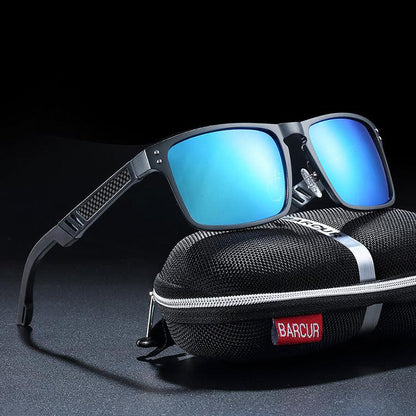 BARCUR Hot Black Goggle Male Sunglasses UV400