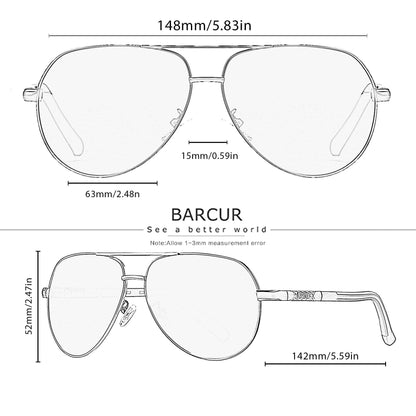 BARCUR Polarized Sunglasses