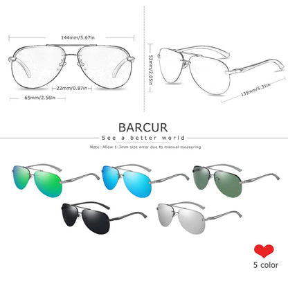 BARCUR Sports Driving Polarized Sunglasses