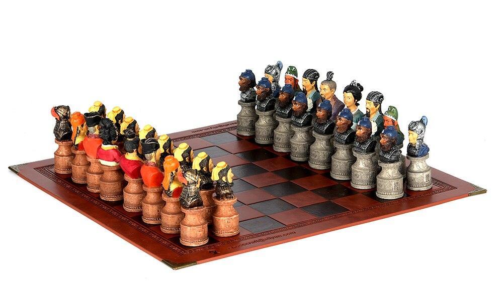 Chess Desktop Intelligence Game Movie Theme Toy Luxury Knight Hand-painted