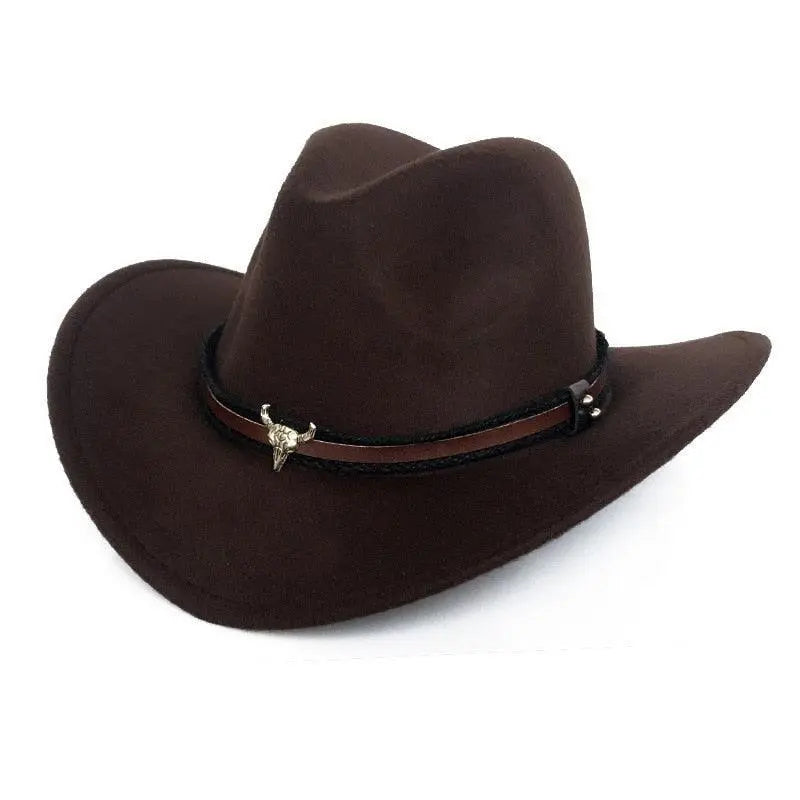 Cowboy hat monochrome felt Men and Women