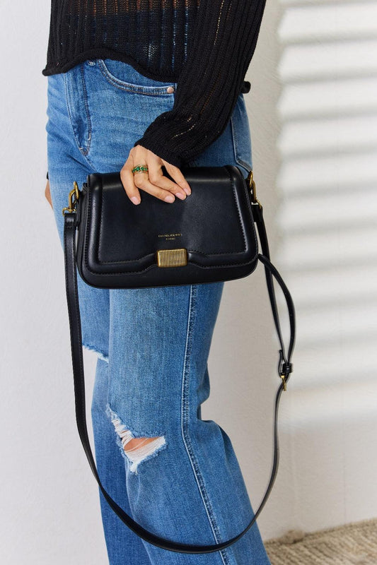 David Jones PU Leather Crossbody Bag Carauana Store