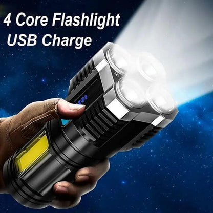 High-Performance LED Flashlight S-422 | Adventure, Camping, Hiking