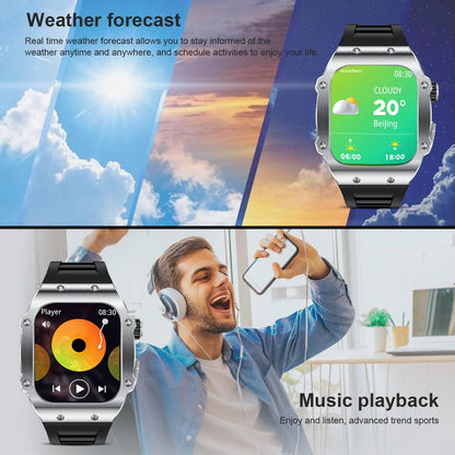 LIGE Smart Watch For Men Waterproof Bluetooth Call Heart Rate Monitor