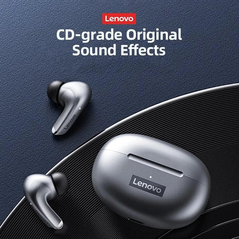 Original Lenovo LP5 Wireless Bluetooth Earbuds HiFi Music Earphones Headphones Sports Waterproof Headset With Mic Earbuds New Carauana Store