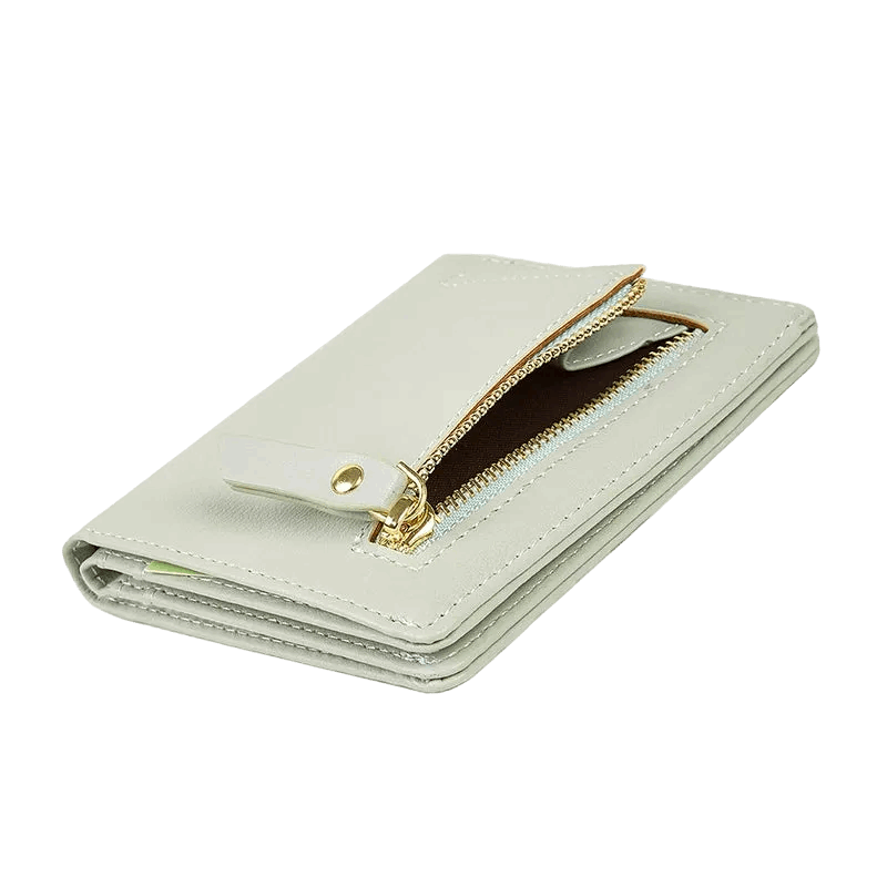 Ultra-Thin Folding Mini Wallet for Women with Card and Coin Holder CaRaUaNa Fashion