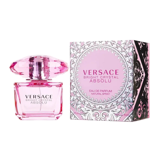 Versace Bright Crystal Absolu perfume bottle and packaging