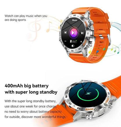 Xiaomi Bluetooth Call Smart Watch Men Outdoor Sports Smartwatch for Android IOS Phone