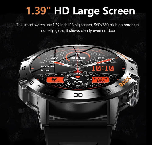 Xiaomi Bluetooth Call Smart Watch Men Outdoor Sports Smartwatch for Android IOS Phone