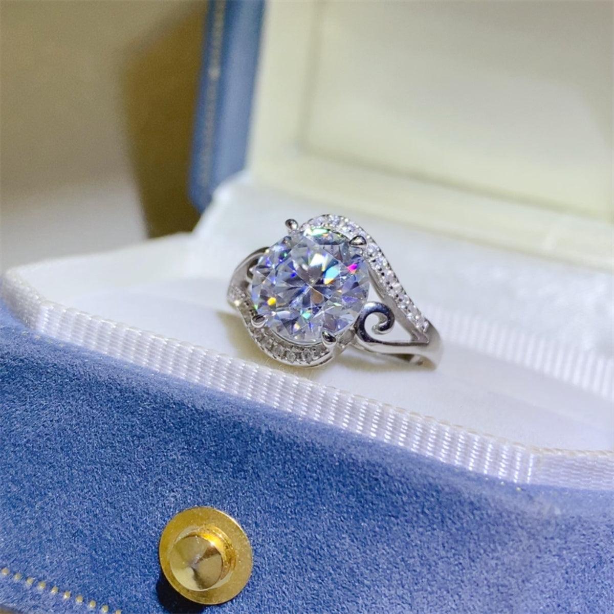3 Carat Moissanite 925 Sterling Silver Ring Carauana Store