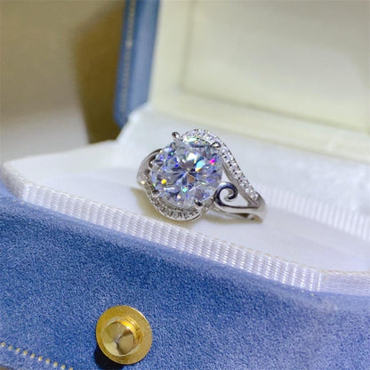 3 Carat Moissanite 925 Sterling Silver Ring Carauana Store