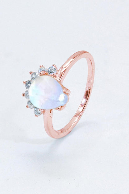 925 Sterling Silver Moonstone Ring Carauana Store