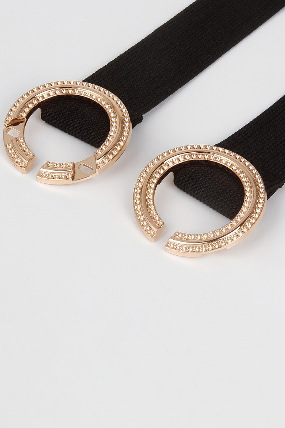 Double Hoop Buckle Elastic Belt Carauana Store