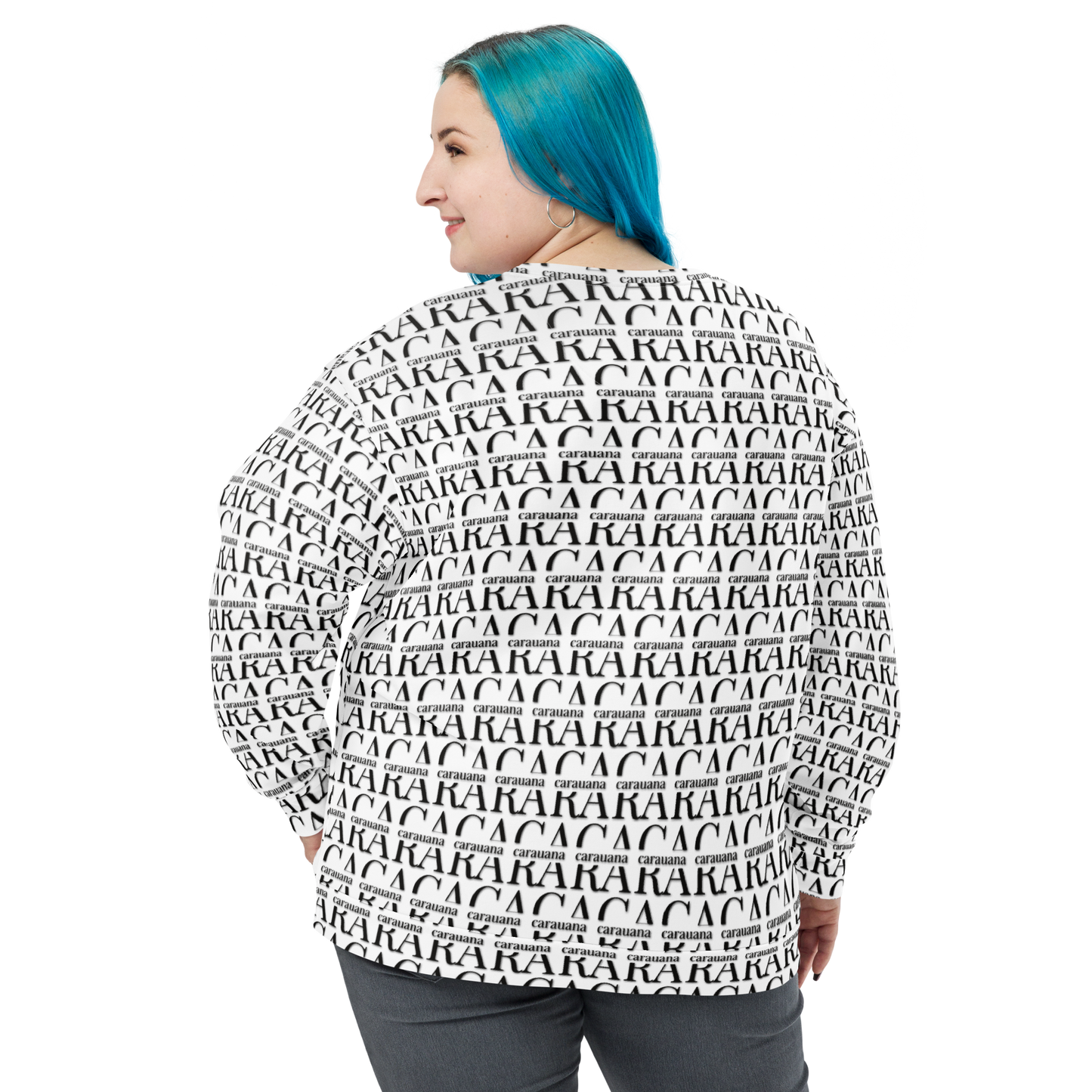 Premium Sweatshirt CaRaUaNa Unisex Black Logo
