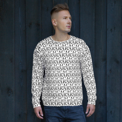 Premium Sweatshirt CaRaUaNa Unisex Black Logo