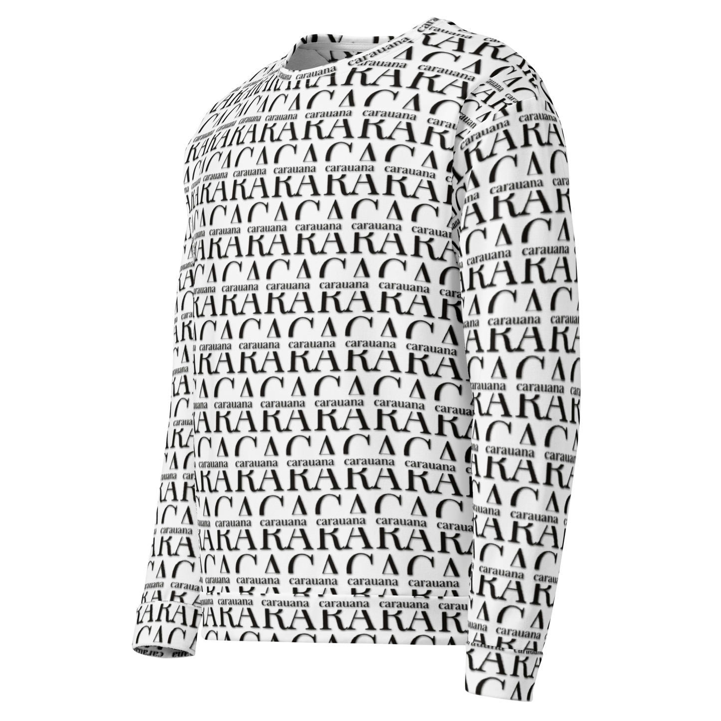 Premium Sweatshirt CaRaUaNa Unisex Black Logo