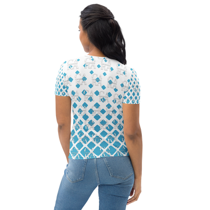 👕 CaRaUaNa Women's T-shirt Cube Style Carauana Store