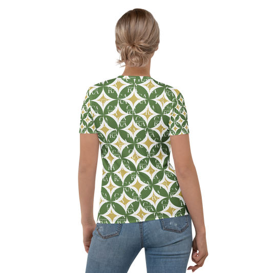 Women's T-shirt Green Pattern Carauana Store