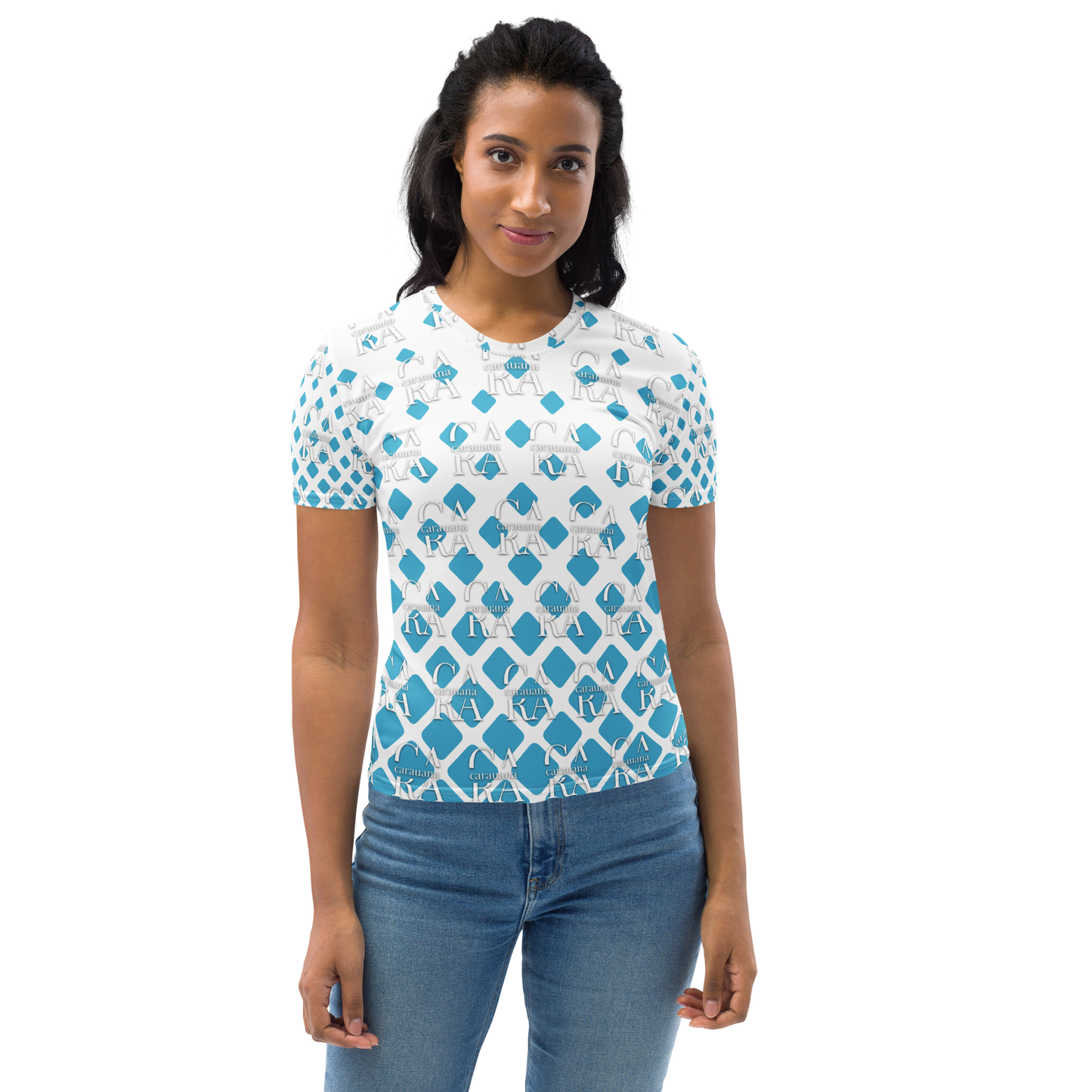 👕 CaRaUaNa Women's T-shirt Cube Style Carauana Store