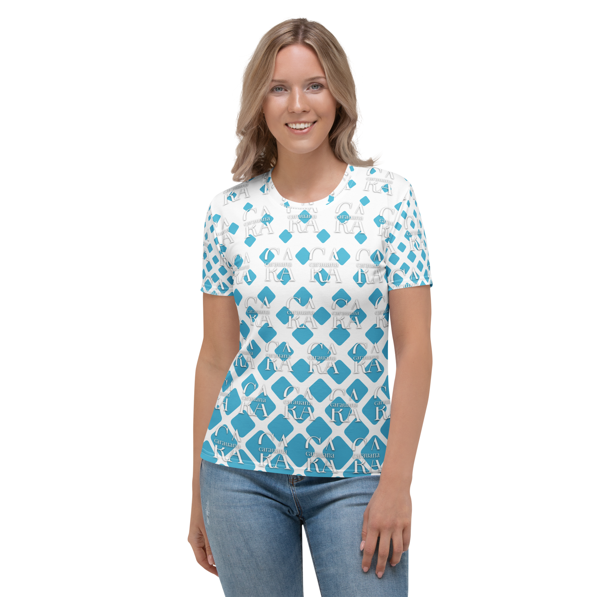 👕 CaRaUaNa Women's T-shirt Cube Style Carauana Store