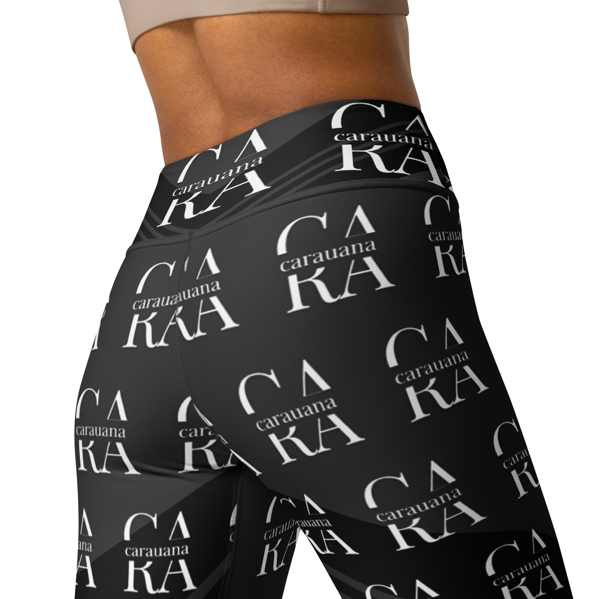 CaRaUaNa Leggings SPORT black Elegant Carauana Store