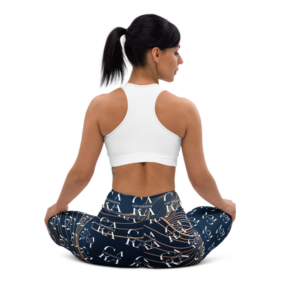 CaRaUaNa Leggings SPORT blue gold Carauana Store