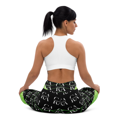 CaRaUaNa Leggings SPORT black Green Carauana Store