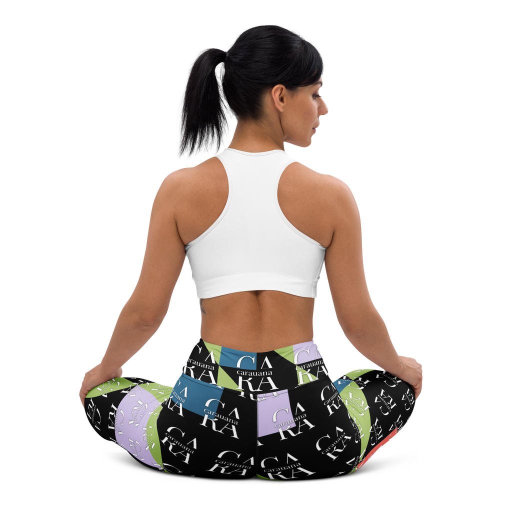 CaRaUaNa Leggings SPORT Green Black Carauana Store