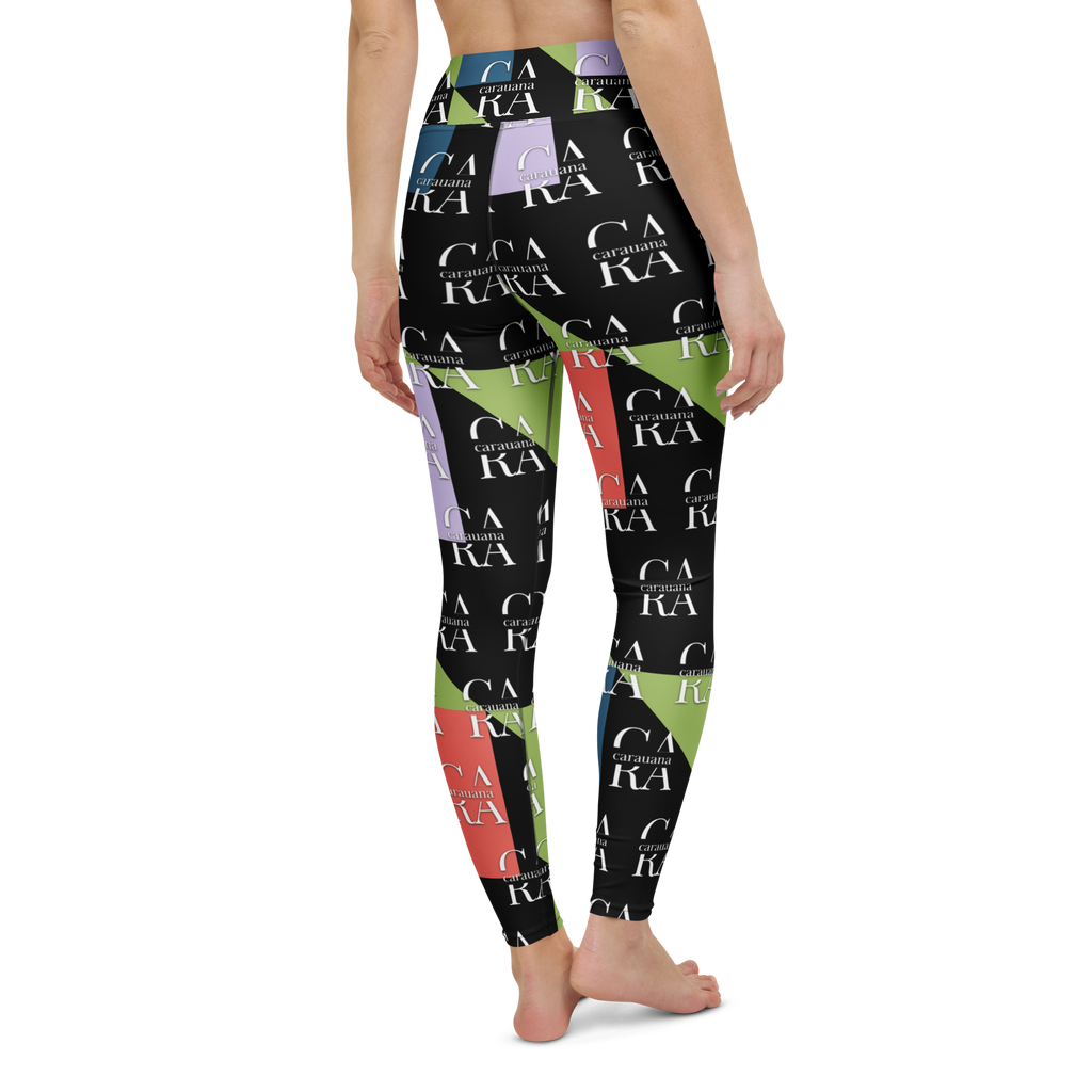 CaRaUaNa Leggings SPORT Green Black Carauana Store