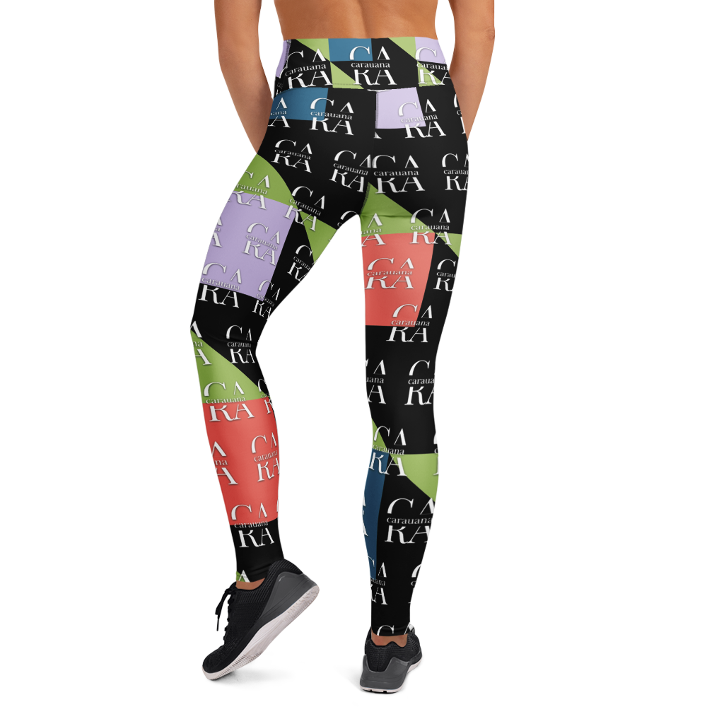 CaRaUaNa Leggings SPORT Green Black Carauana Store