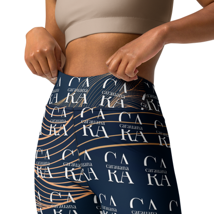 CaRaUaNa Leggings SPORT blue gold Carauana Store
